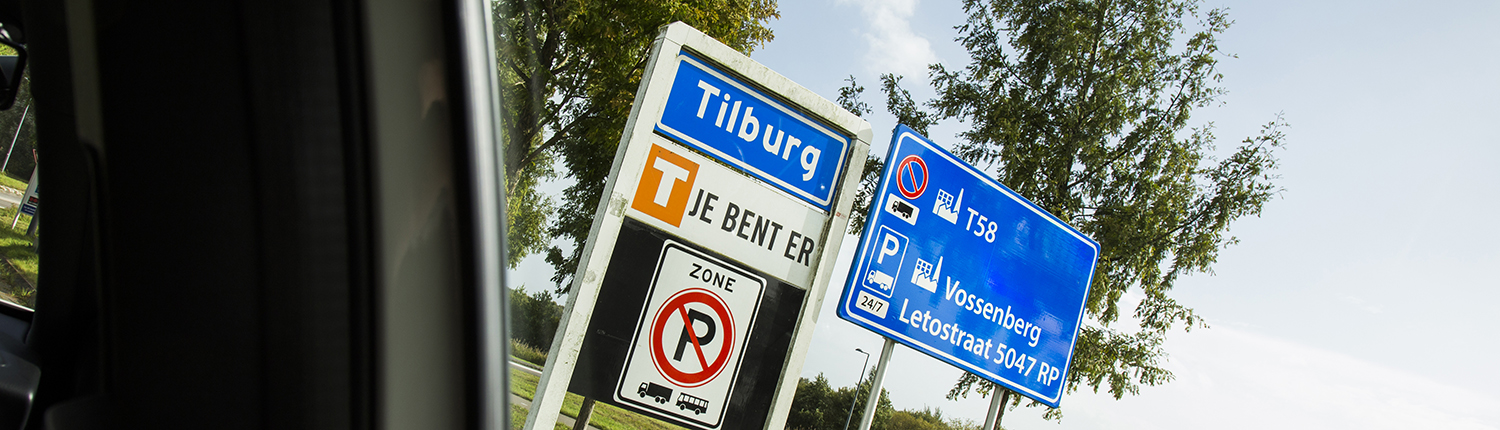 Onderweg richting Tilburg tijdens een rijles van Drive2Go