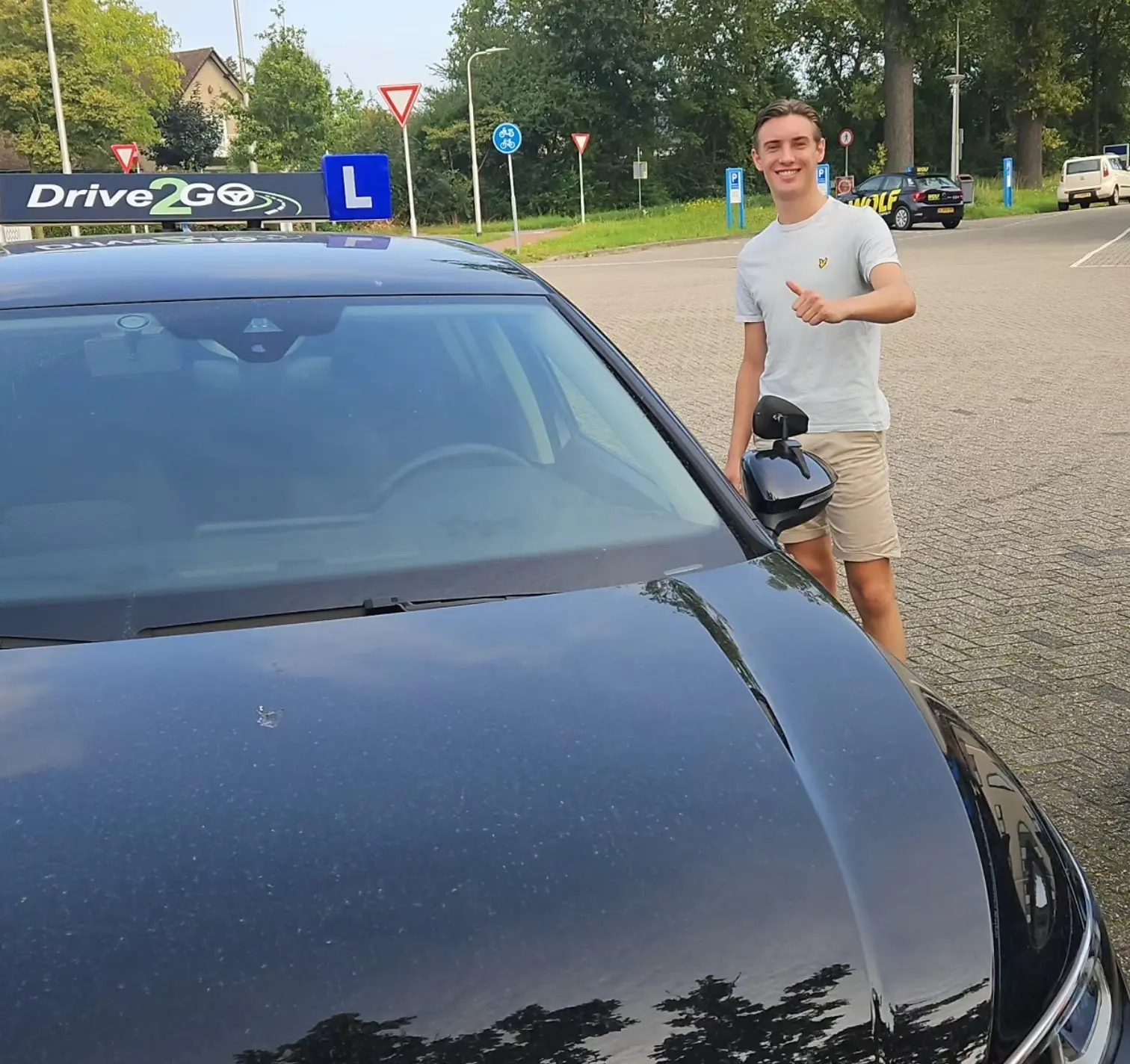 Lotte uit Moergestel geslaagd bij Drive2Go