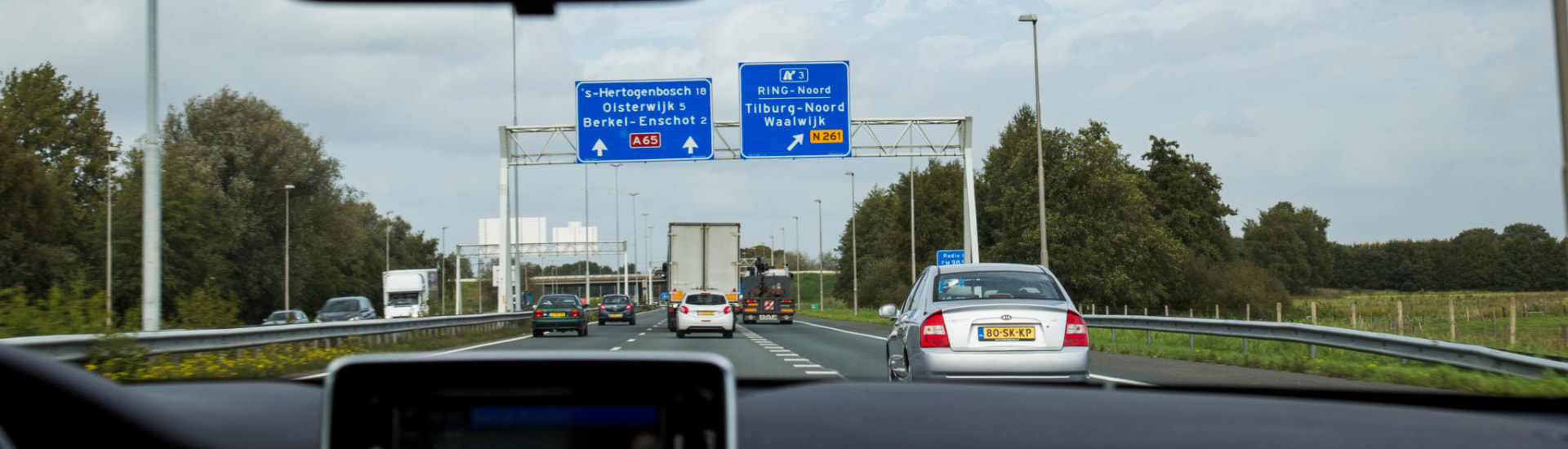 Rustige sfeer tijdens een autorijles bij Drive2Go
